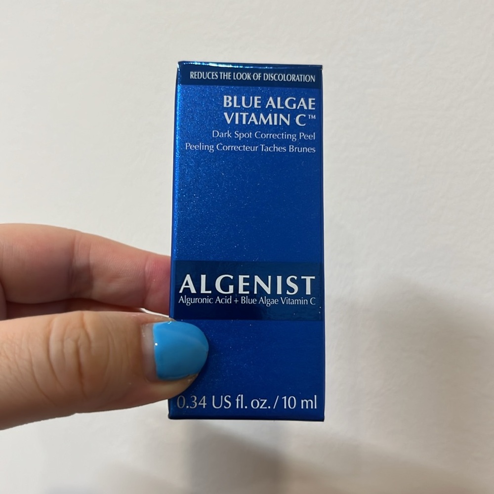 Algenist Blue Algae Vitamin C Dark Spot Correcting Peel Serum 10ml New GWP